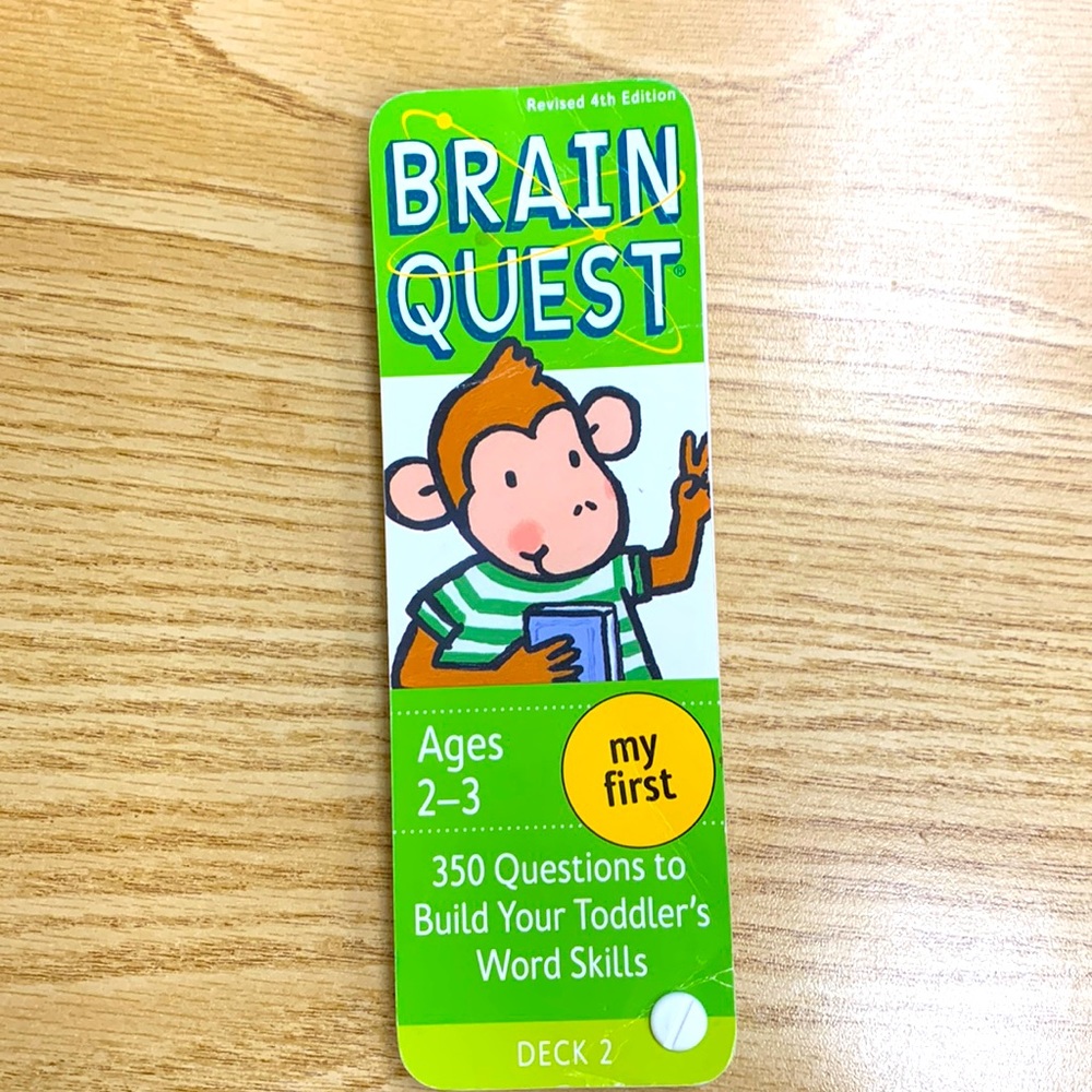 My First Brain Quest Deck ages 2–3